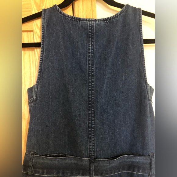 RACHEL COMEY Women's Blue Denim Overall Jumpsuit size 2 - Picture 7 of 9